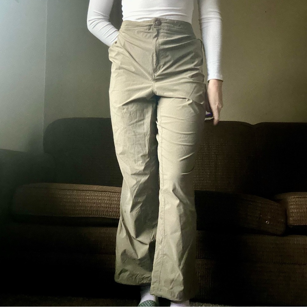 Vintage L.L.Bean Olive Green Outdoor Utility Cargo Pants Size 22W